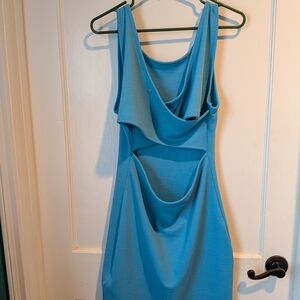 Roxy Backless Blue Dress